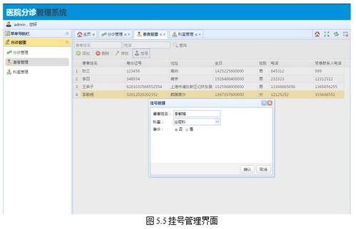 基于java中的ssm框架实现医院分诊系统项目